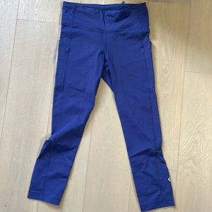 Lululemon running leggings size 4. Inseam 21”